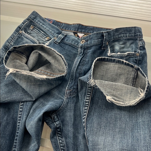 🍀Blade | OL Chalet Wash | 7M10331 | Lucky Brand Denim Blue Jeans 36”Wx34”L - Picture 14 of 17